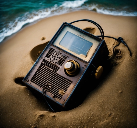 Water, Beach, Communication Device, Telephony, Gadget, Audio Equipment