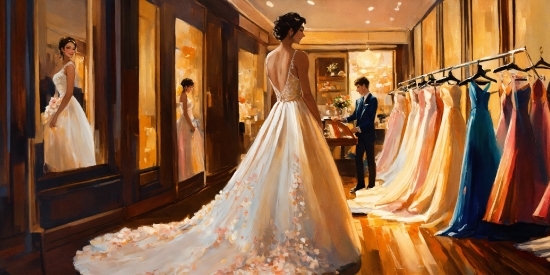 Wedding Dress, Shoulder, Bride, Bridal Clothing, Dress, Gown