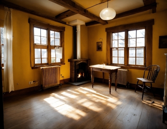 Window, Wood, Fixture, Lighting, Hall, Floor