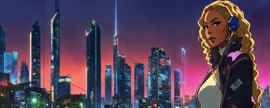 Add Text To Picture Online, Skyscraper, Building, Sky, Light, Tower Block