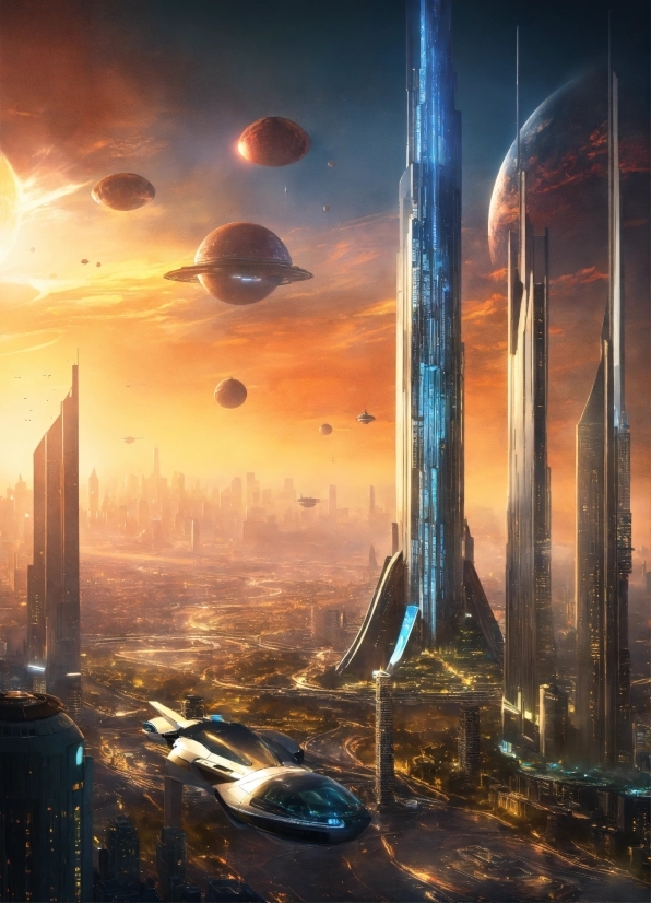 Advanced Ai Art Generator, Skyscraper, Atmosphere, Sky, Cloud, World