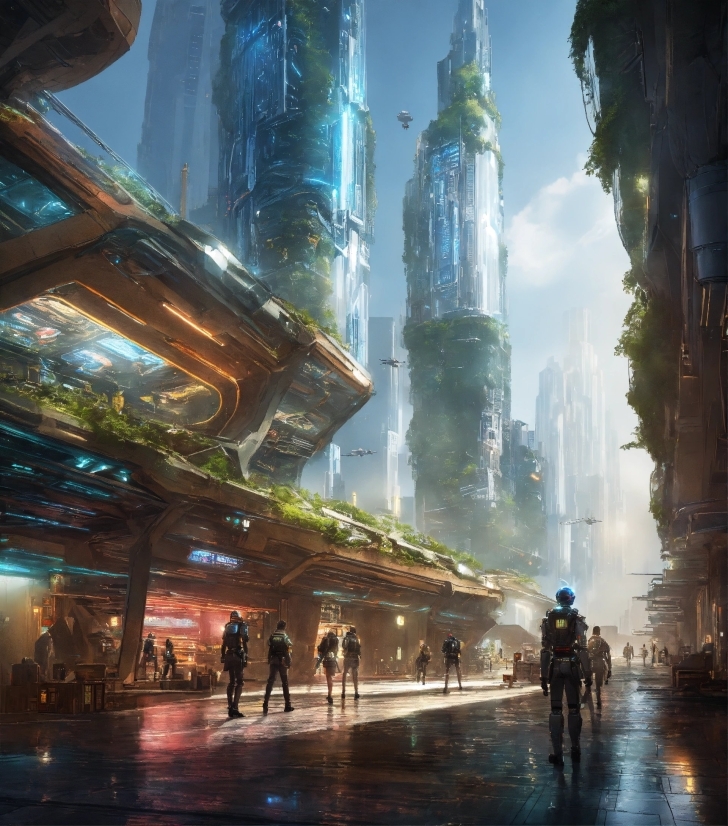 Advanced Ai Image Generator, Skyscraper, Building, Sky, World, Tower Block
