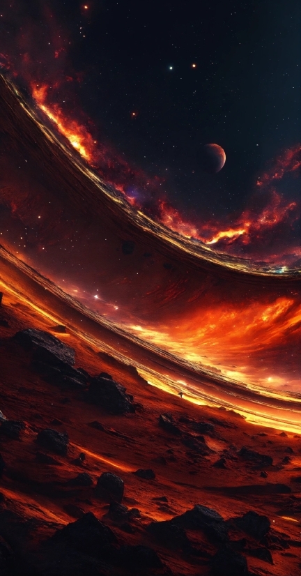 Ai And Design Thinking, Brown, Atmosphere, Amber, Orange, Astronomical Object