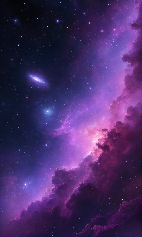 Ai Art Generator Dolly, Atmosphere, Sky, Purple, Natural Landscape, Atmospheric Phenomenon