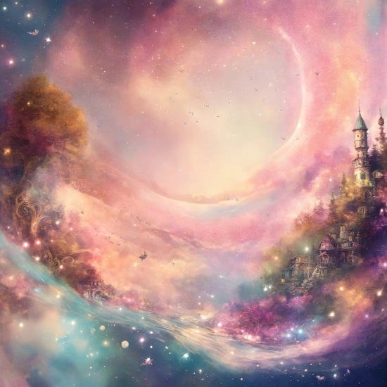Ai Art Generator Free No Download, Atmosphere, Sky, World, Light, Nebula