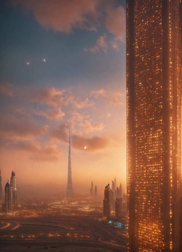 Ai Created Art Generator, Cloud, Sky, Atmosphere, Daytime, Skyscraper