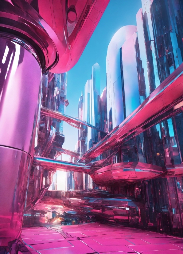 Ai Draw Pictures, Building, Automotive Lighting, Automotive Design, Purple, Sky