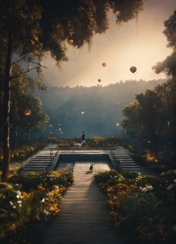 Ai For Process Optimization, Sky, Cloud, Plant, Flower, Dusk