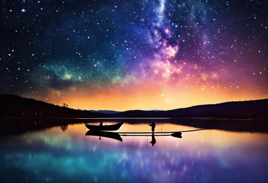 Ai Painting Sold, Water, Sky, Atmosphere, Blue, Nature