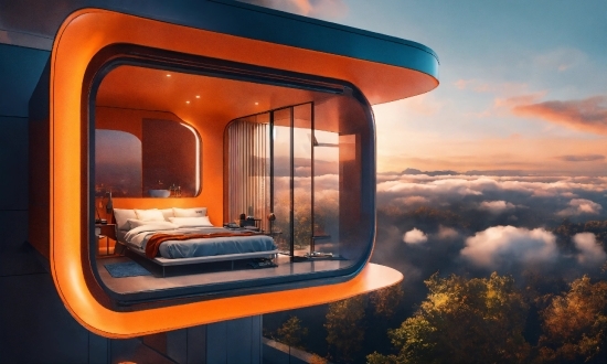 Ai That Generates Images Free, Cloud, Sky, Automotive Lighting, Motor Vehicle, Orange