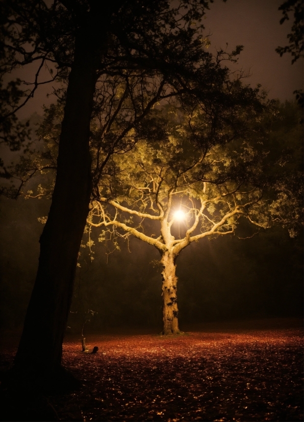 Analytical Ai, Atmosphere, Plant, Leaf, Street Light, Branch