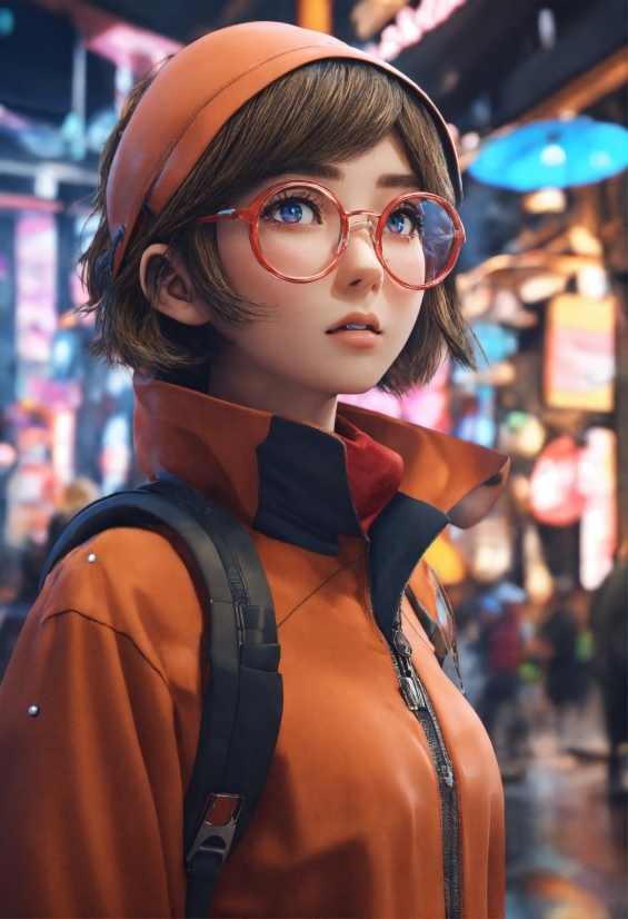 Apps Like Dream By Wombo, Hairstyle, Vision Care, Human, Eyewear, Orange