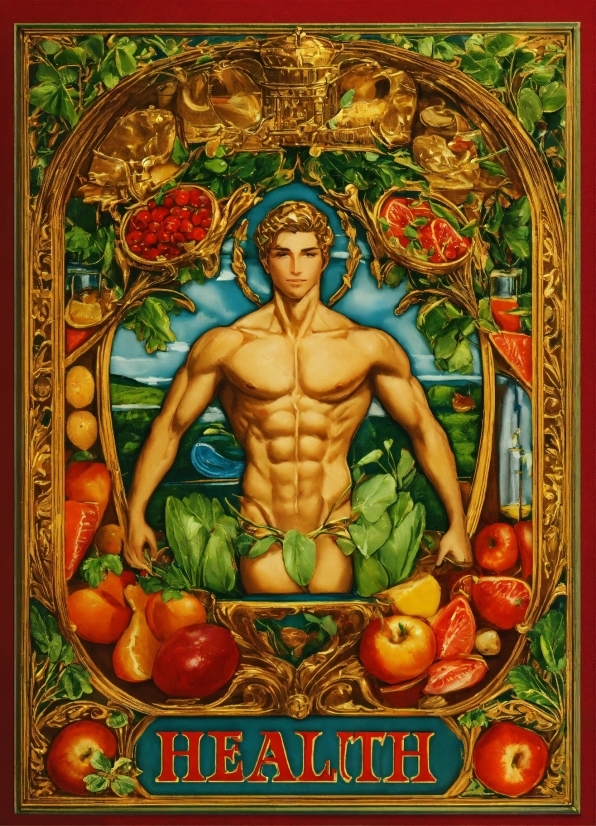 Art, Painting, Poster, Chest, Illustration, Natural Foods