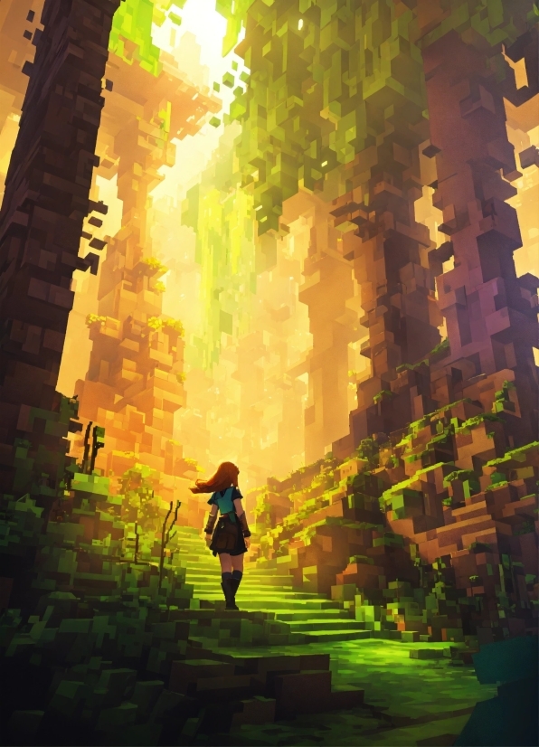 Artificial Intelligence Images Generator, World, Light, Green, Sunlight, Architecture