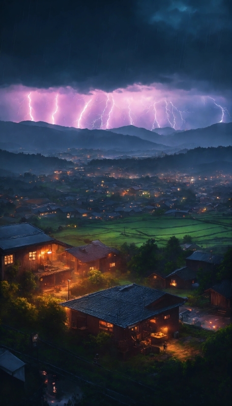 Artificial Intelligence Writing Software, Cloud, Sky, Atmosphere, Thunder, Lightning