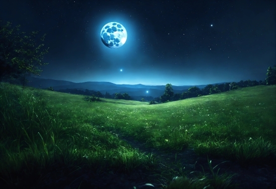 Atmosphere, Plant, Sky, Natural Landscape, World, Moon