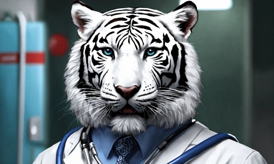 Bengal Tiger, Siberian Tiger, White, Tiger, Carnivore, Whiskers