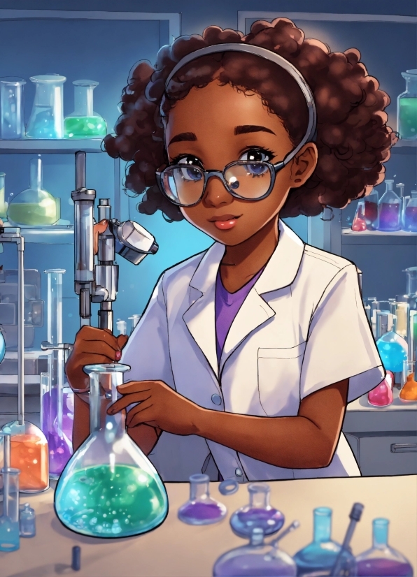 Blue, Fluid, Laboratory, Chemistry, Liquid, Scientist