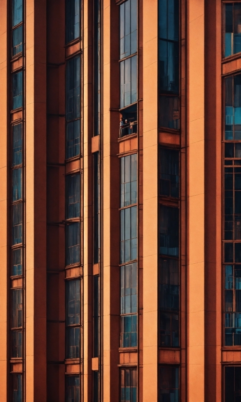 Brown, Building, Window, Rectangle, Wood, Orange