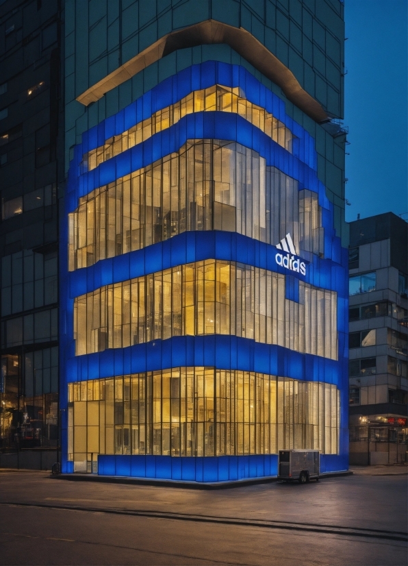 Building, Blue, Tower Block, City, Commercial Building, Facade