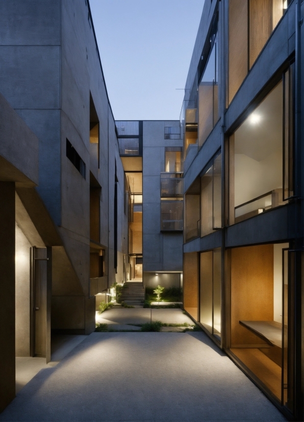 Building, Sky, Interior Design, Urban Design, Condominium, Plant