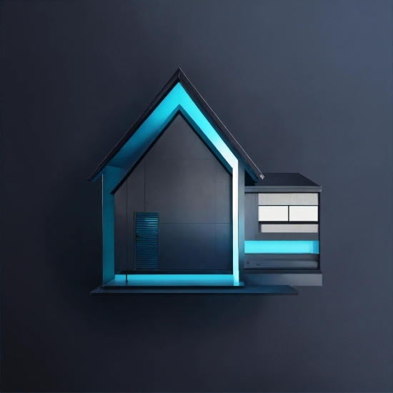 Building, Window, House, Rectangle, Tints And Shades, Electric Blue