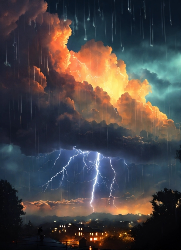 Cloud, Lightning, Sky, Thunder, Atmosphere, Daytime