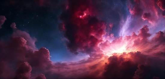 Cloud, Sky, Atmosphere, Purple, Afterglow, Dusk
