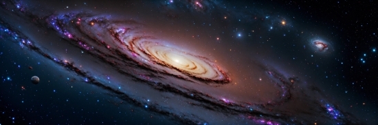 Computer Generated Painting, Atmosphere, Spiral Galaxy, Galaxy, Astronomical Object, Science