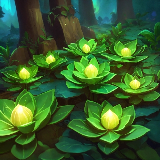 Conversational Business Intelligence, Flower, Plant, Green, Lotus, Light