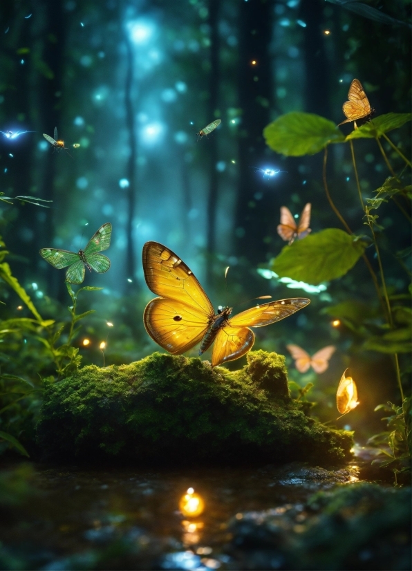 Copyright Free Video Effects, Pollinator, Plant, Insect, Arthropod, Butterfly