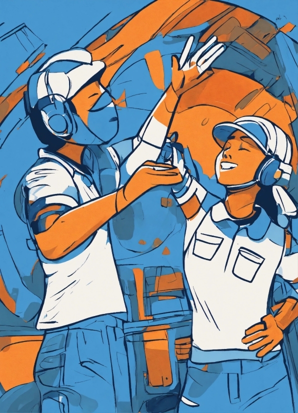Create Animation Ai, Cartoon, Art, Gesture, Fictional Character, Electric Blue