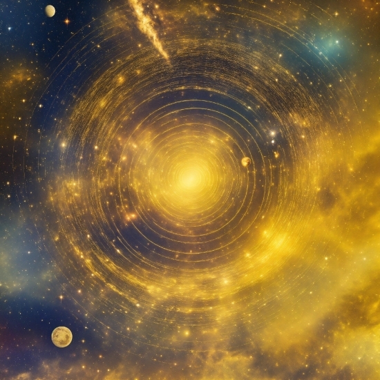 Dali Art Generator, Atmosphere, Sky, Amber, Astronomical Object, Atmospheric Phenomenon