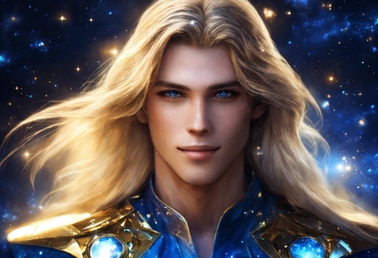 Dalle 2 Images, Hairstyle, Light, Nature, Blue, Flash Photography