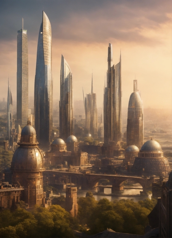 Deep Learning Ai, Sky, Cloud, Skyscraper, Building, Atmosphere