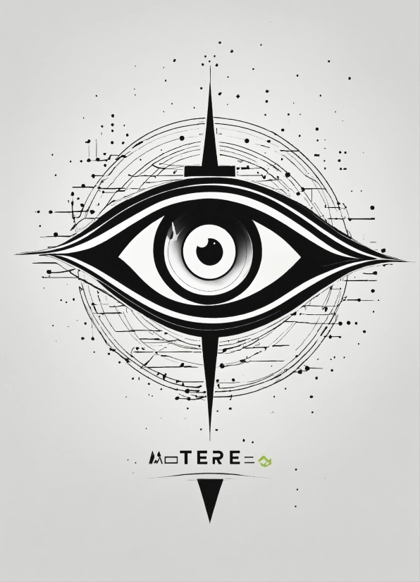 Eye, Eyelash, Font, Art, Circle, Symmetry