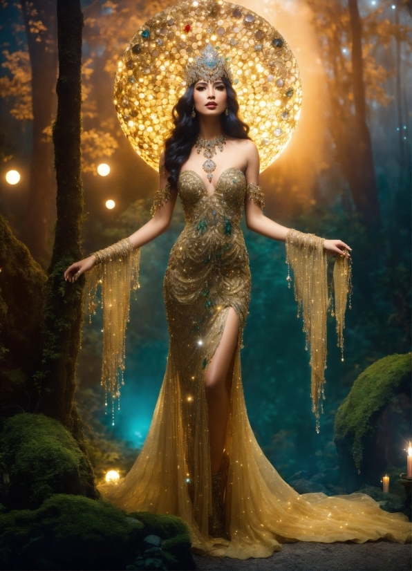 Flash Photography, Lighting, Dress, People In Nature, One-piece Garment, Gown