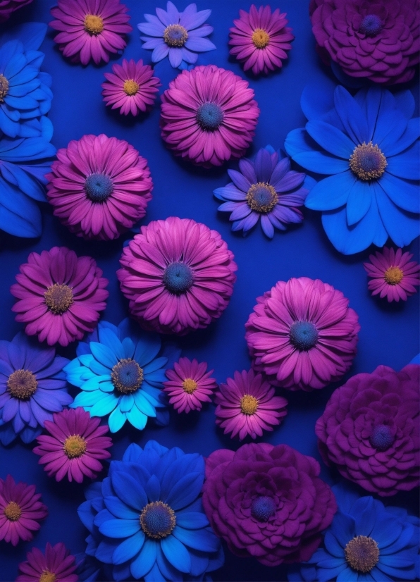Flower, Colorfulness, Purple, Blue, Plant, Petal