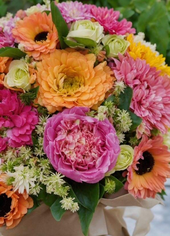 Flower, Petal, Orange, Pink, Flower Arranging, Creative Arts
