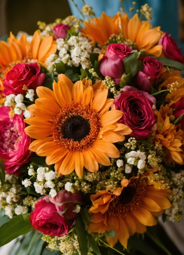 Flower, Petal, Plant, Orange, Flower Arranging, Bouquet