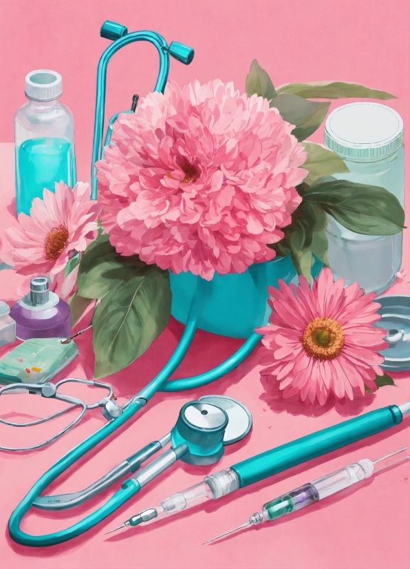 Flower, Petal, Textile, Table, Pink, Tableware