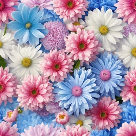 Flower, Photograph, White, Blue, Petal, Textile