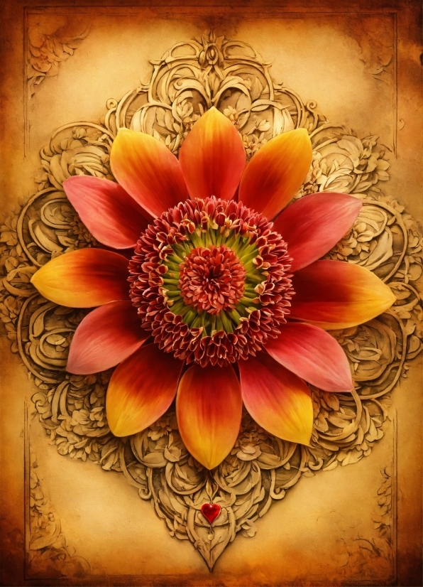 Flower, Picture Frame, Plant, Petal, Art, Painting