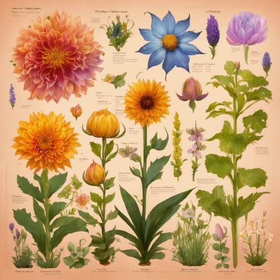 Flower, Plant, Botany, Petal, Art, Painting