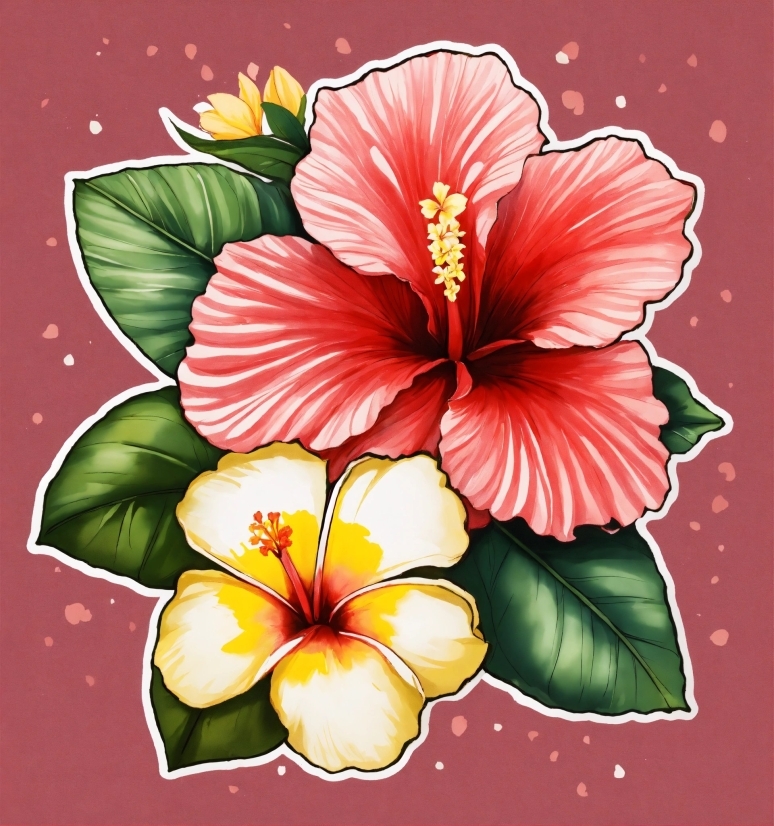 Flower, Plant, Nature, Leaf, Hawaiian Hibiscus, Petal