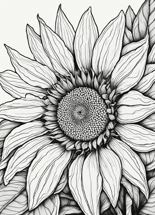 Flower, Plant, Petal, Botany, Black-and-white, Style