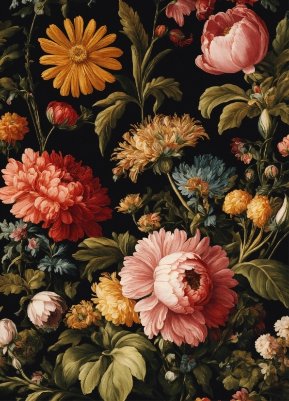 Flower, Plant, Petal, Botany, Picture Frame, Textile
