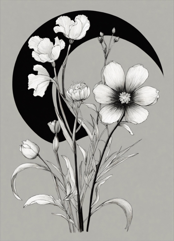 Flower, Plant, Petal, Branch, Art, Creative Arts