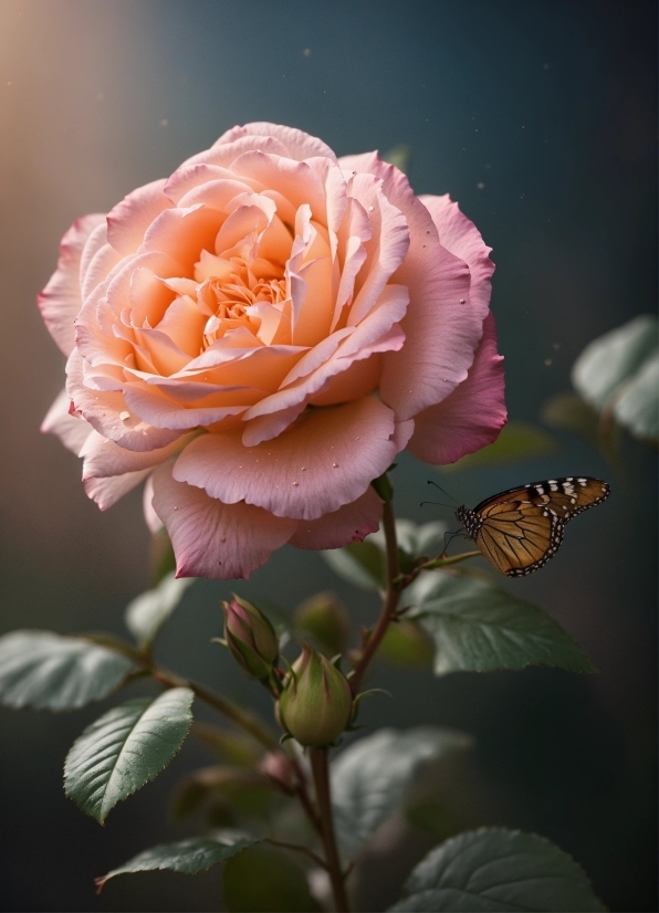 Flower, Plant, Petal, Hybrid Tea Rose, Pink, Pollinator