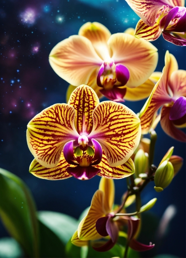 Flower, Plant, Petal, Purple, Botany, Moth Orchid